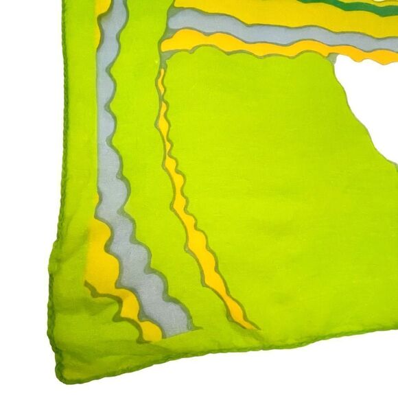 Vintage 70’s Funky Psychedelic Print Scarf - Picture 5 of 8